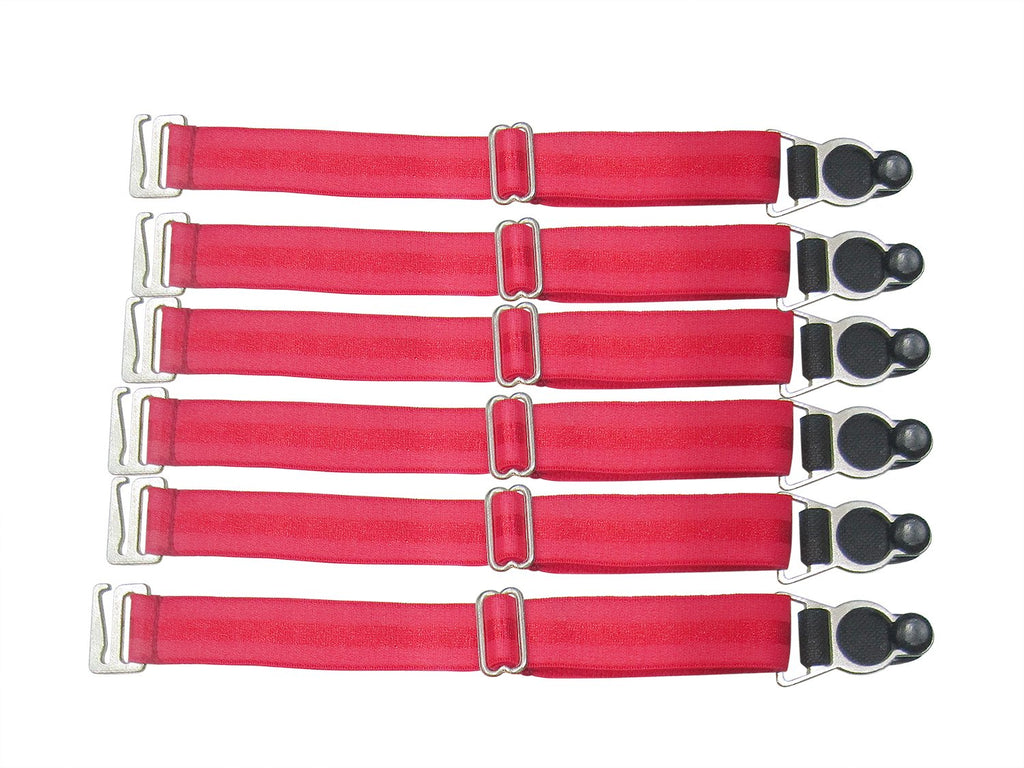 Suspender Clips In Red