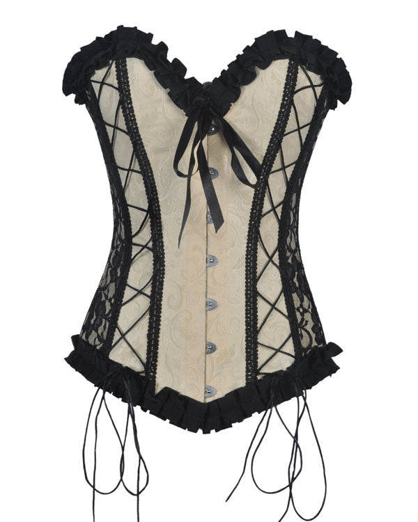 Kacie Longline Overbust Corset - Corsets Queen US-CA