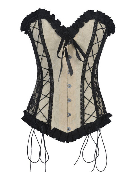 Kacie Longline Overbust Corset - Corsets Queen US-CA