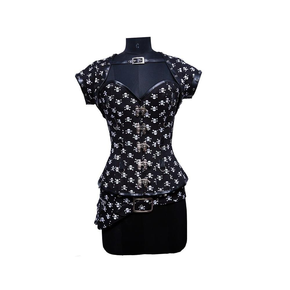 Miyah Steampunk Overbust Corset - Corsets Queen US-CA