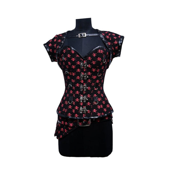 Monika Steampunk Overbust Corset - Corsets Queen US-CA