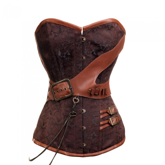Dawn Steampunk Overbust Corset - Corsets Queen US-CA