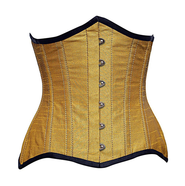 Strac Steel Boned Dupion Underbust Curvy Corset