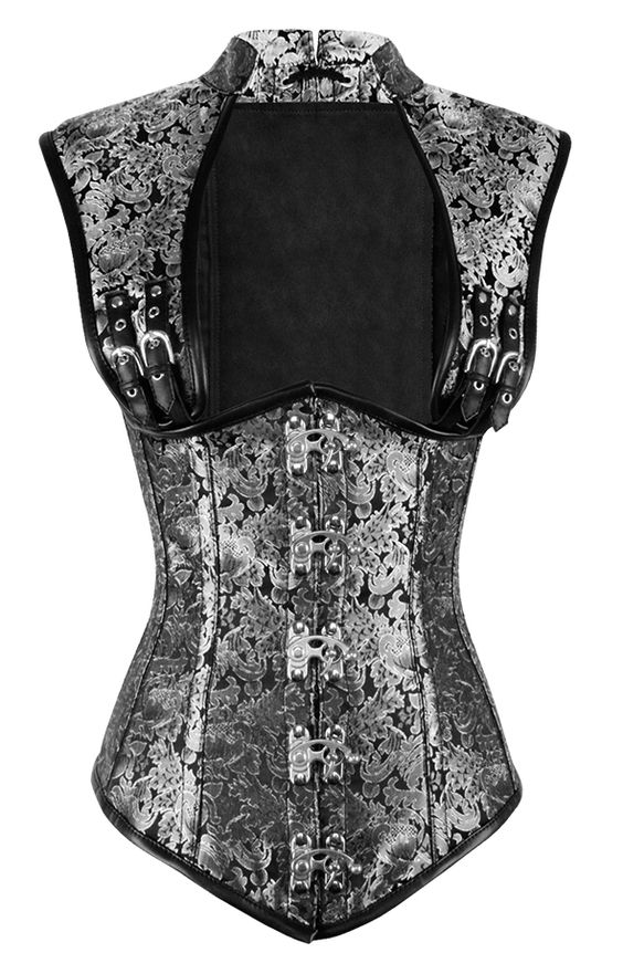 Mino Gothic Corset with Shoulder Straps