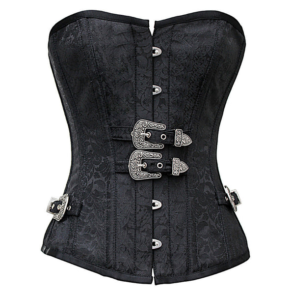 Martina Black Gothic Corset - Corsets Queen US-CA